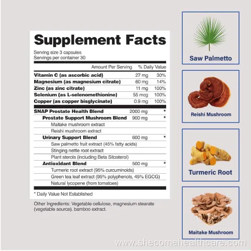 ISO Certified Prostate Health Capsules